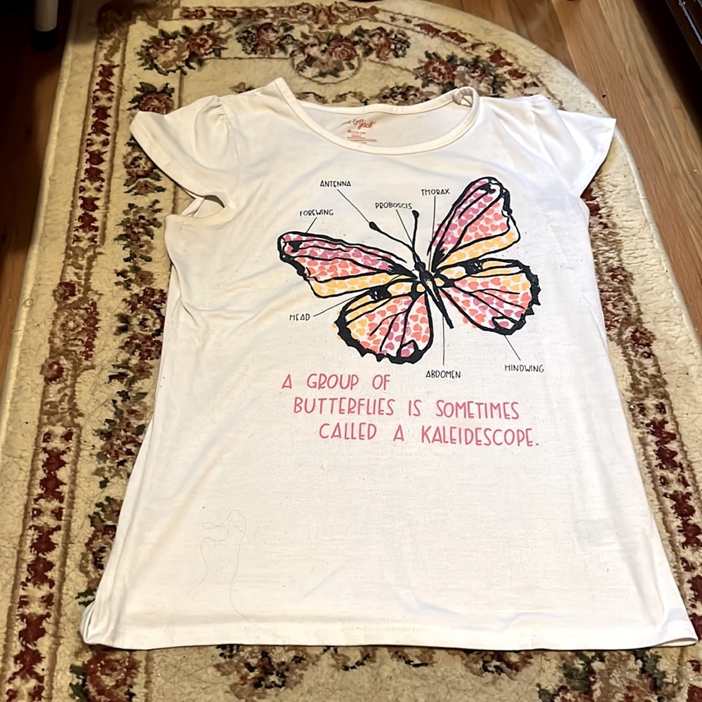 cat and jack pajama shirt.  size 14/16.  girls.